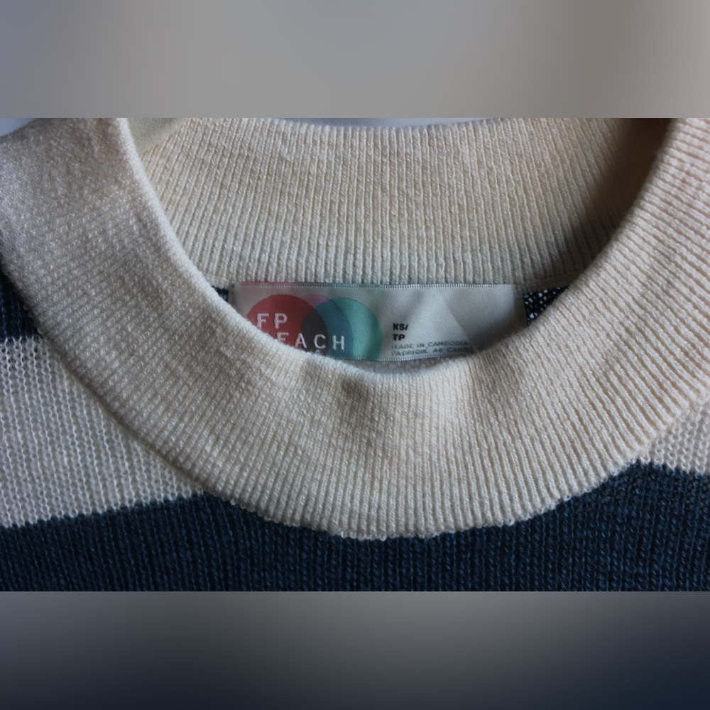 Free People, Malibu Surf Sweater Set, Out to Sea Combo, Size: XS. - Picture 5 of 7
